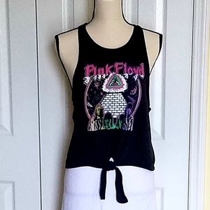 Pink Floyd Crop Racerback Top Size XL